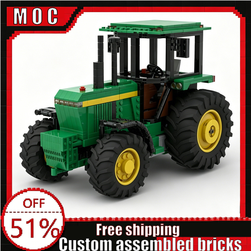 Agriculture Farming Education - Set di Costruzioni Vintage Trattore Agricolo