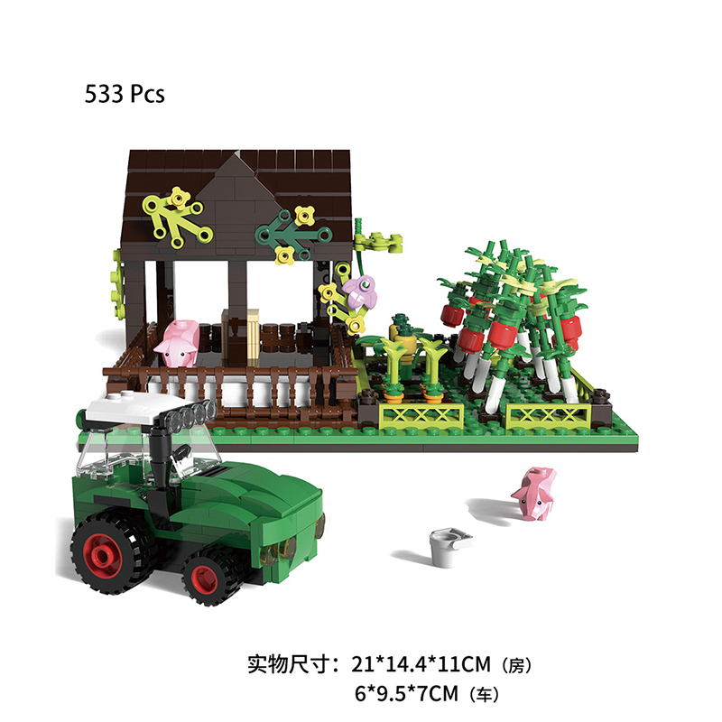 Is Farming Under Agriculture - Happy Ranch MOC Blocchi da Costruzione