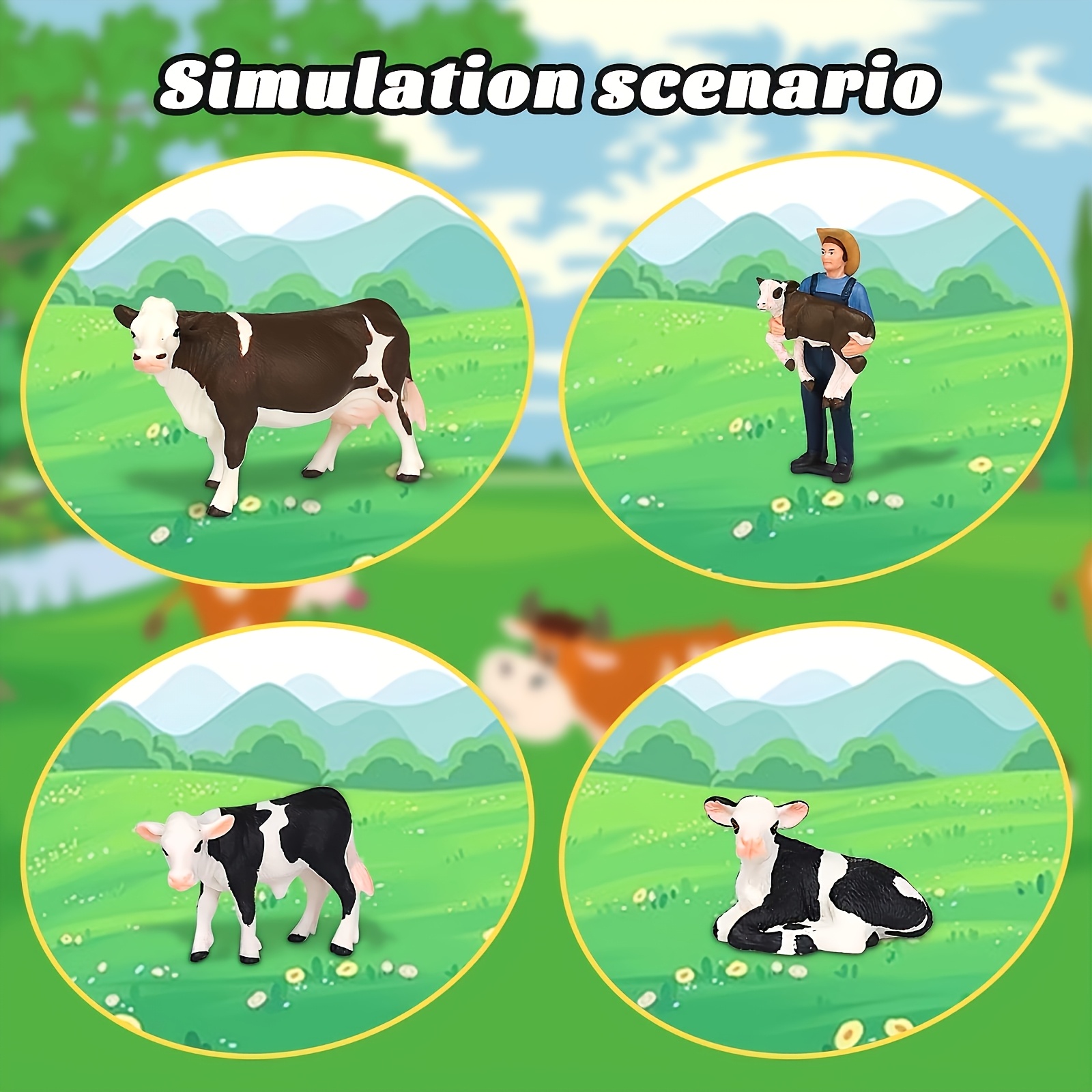 Set di 4 modellini di fattoria - Agriculture Farming Education recensione e prezzo